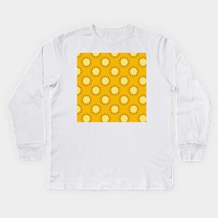 Sunshine Pattern Kids Long Sleeve T-Shirt